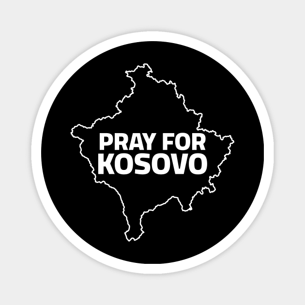 Pray For Kosovo Magnet by crocozen